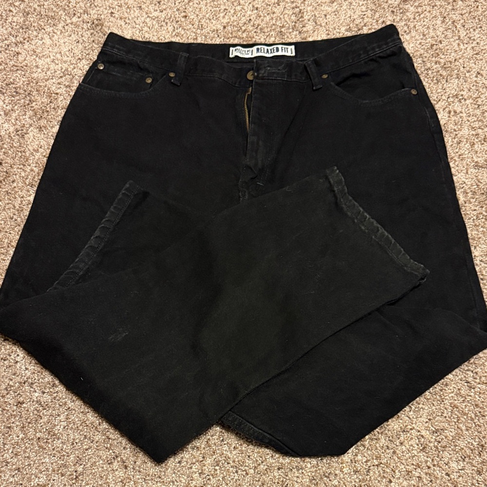 Classic Black Denim Men Pants